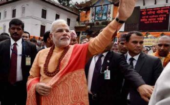 Prime Minister Narendra Modi visiting Pashupatinath Temple in Nepal